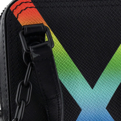 Louis Vuitton Danube Messenger Bag Rainbow Taiga Leather