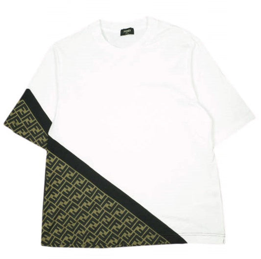Fendi DIAGONAL FF Monogram Cotton T-shirt