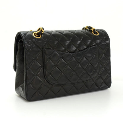 Chanel Double Flap Quilted Leather Bag