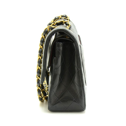 Chanel Double Flap Quilted Leather Bag