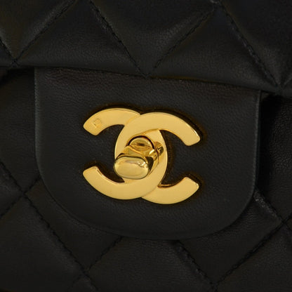 Chanel Double Flap Quilted Leather Bag