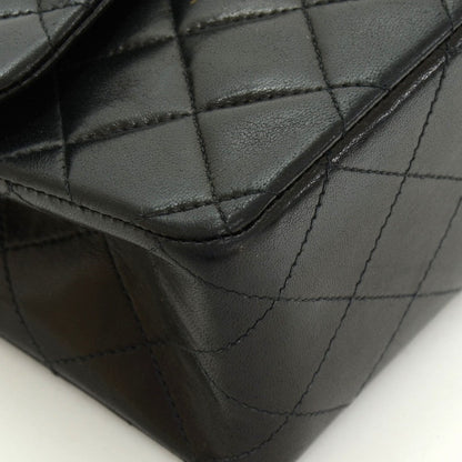 Chanel Double Flap Quilted Leather Bag