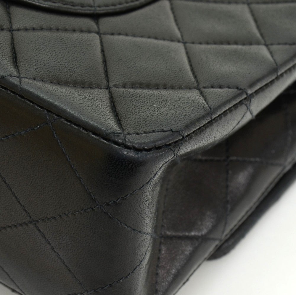 Chanel Double Flap Quilted Leather Bag