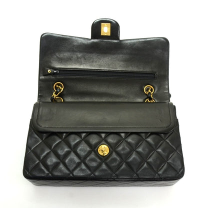 Chanel Double Flap Quilted Leather Bag