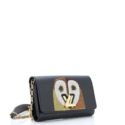 Louis Vuitton Twist Chain Wallet Epi Leather with Sequins