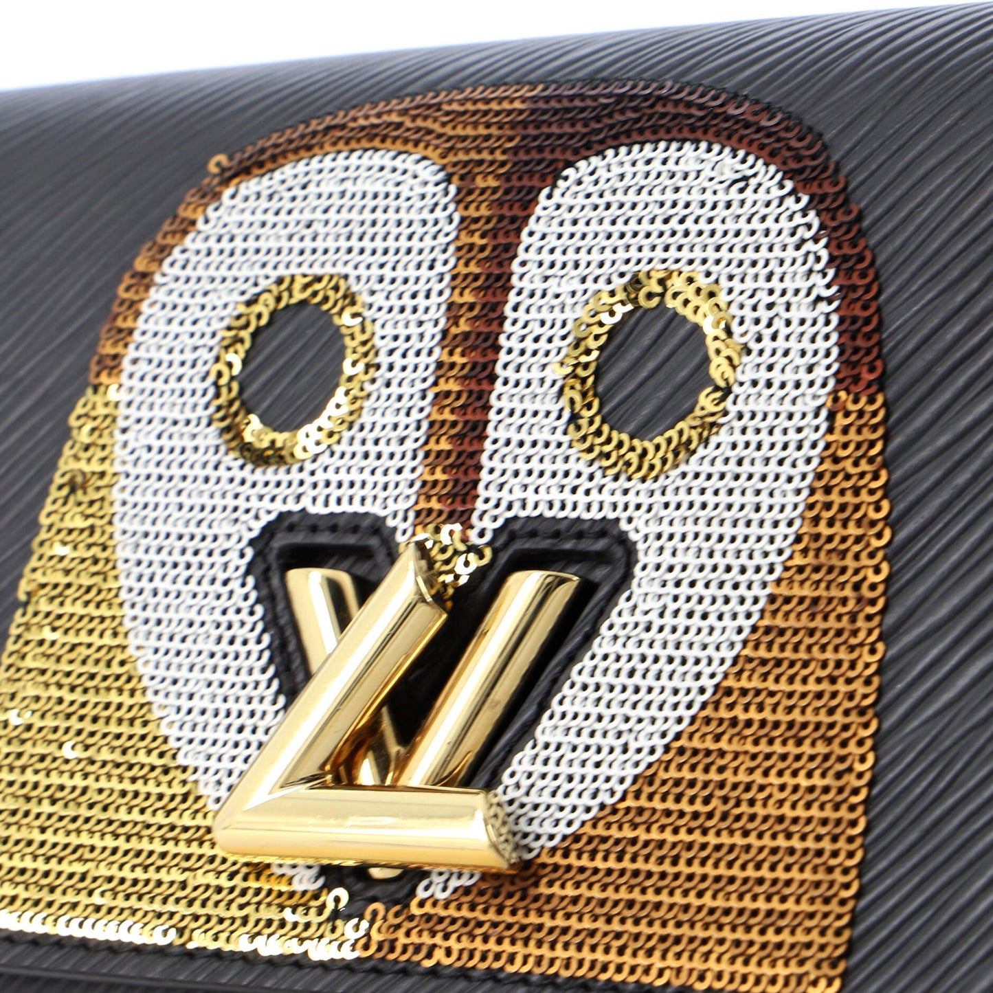 Louis Vuitton Twist Chain Wallet Epi Leather with Sequins