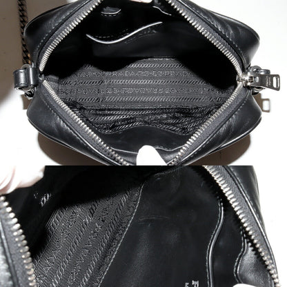 Prada Diagramme Soft Calf Shoulder Bag