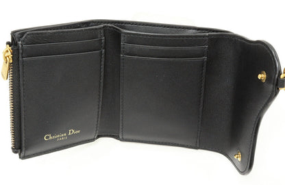 Dior Saddle Lotus Wallet Goatskin Wallet