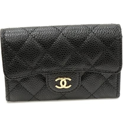 Chanel Card Case Caviar Leather Card Case