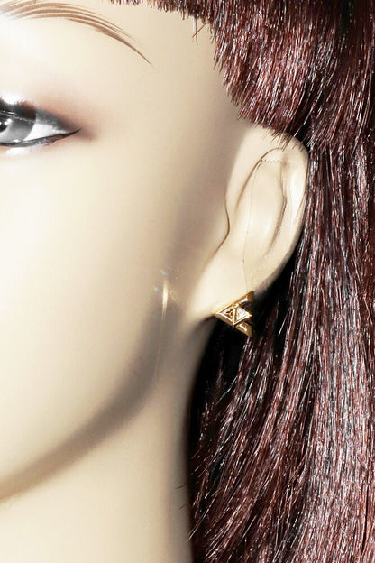 Louis Vuitton LV Volt One Au750 Diamond Earrings