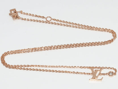 Louis Vuitton Idylle Blossom LV K18PG Pendant Necklace