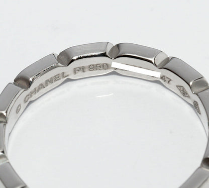 Chanel Première Promesse Pt950 Diamond Ring Size 7