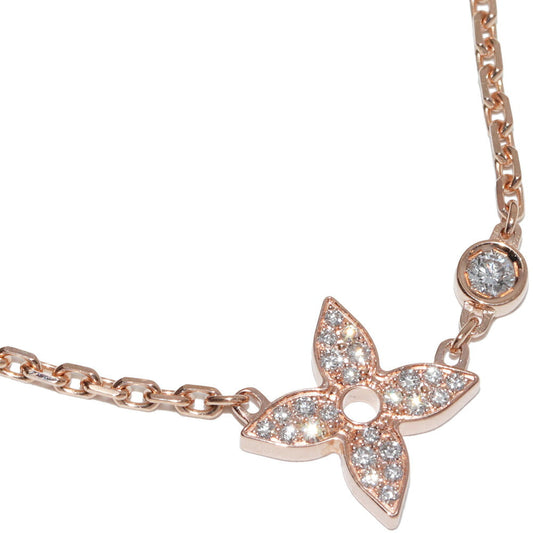 Louis Vuitton Idylle Blossom K18PG Diamond Necklace