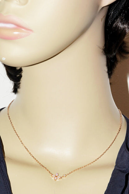 Louis Vuitton Idylle Blossom K18PG Diamond Necklace