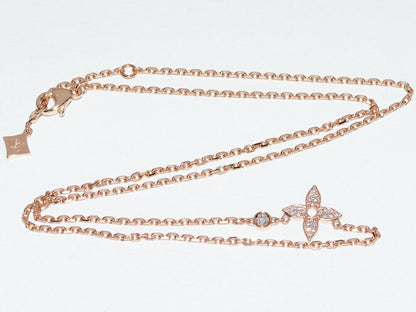 Louis Vuitton Idylle Blossom K18PG Diamond Necklace