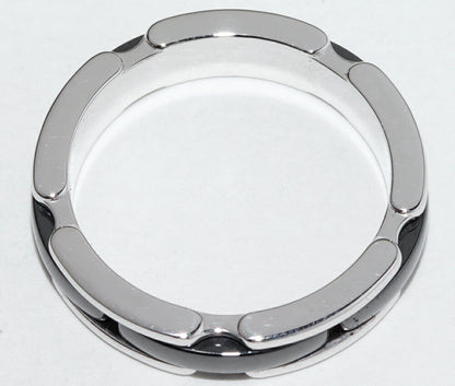 Chanel J12 Ultra Collection K18WG Black Ceramic Ring Size 51