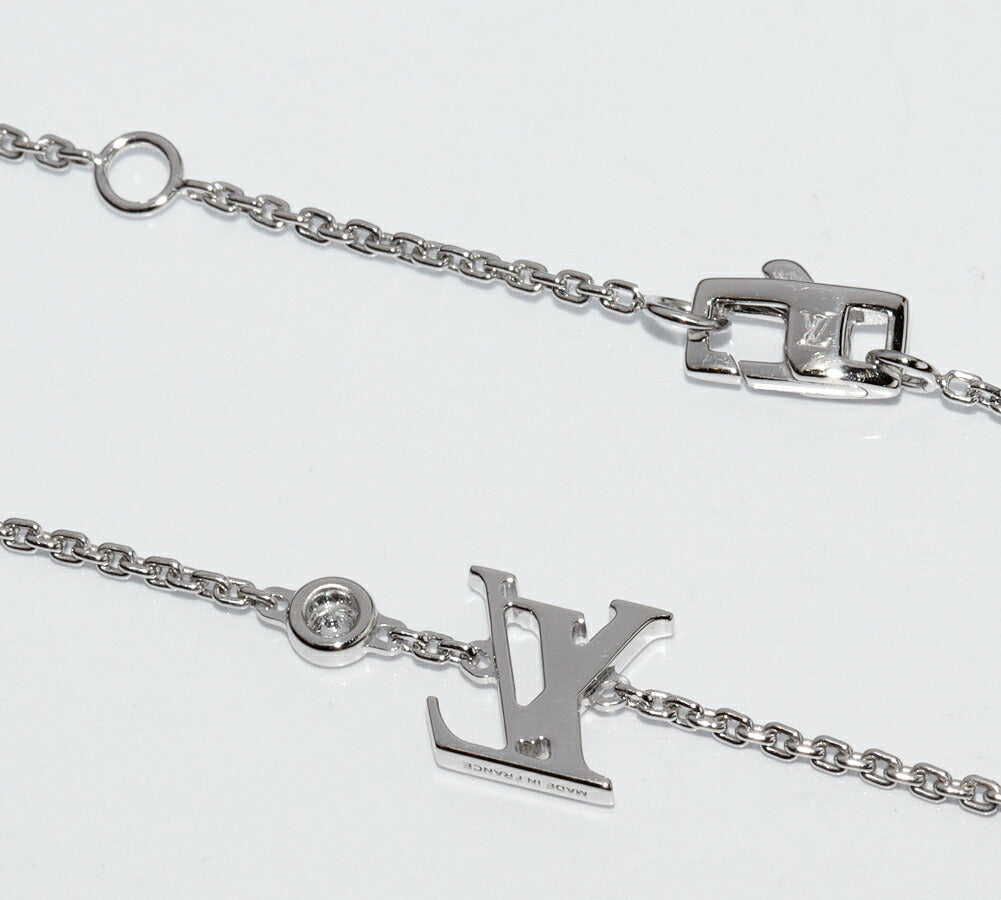 Louis Vuitton Idylle Blossom LV K18WG Diamond Necklace