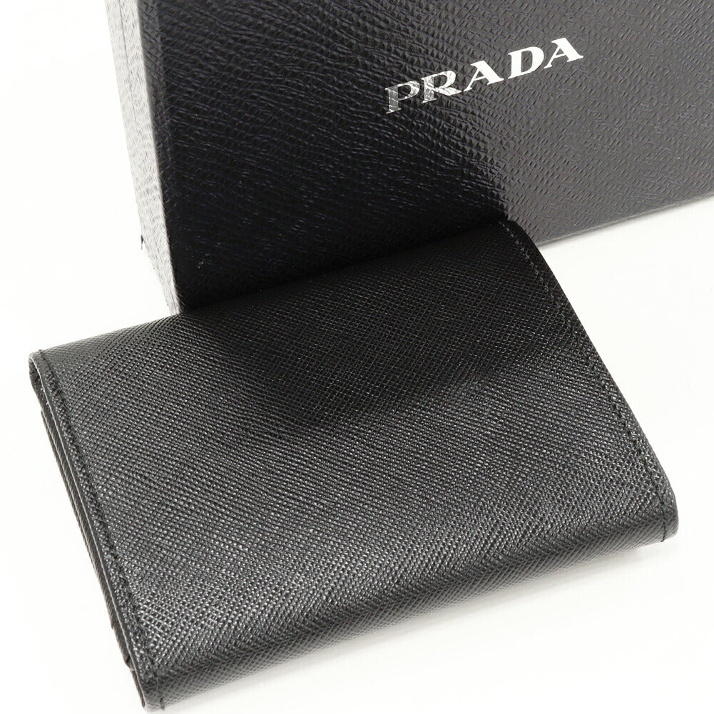 Prada Saffiano Calf 2way Coin Case Card Case
