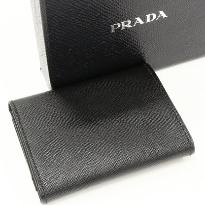 Prada Saffiano Calf 2way Coin Case Card Case
