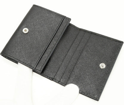 Prada Saffiano Calf 2way Coin Case Card Case