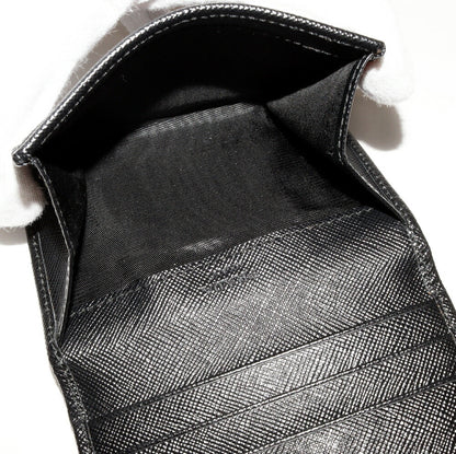 Prada Saffiano Calf 2way Coin Case Card Case