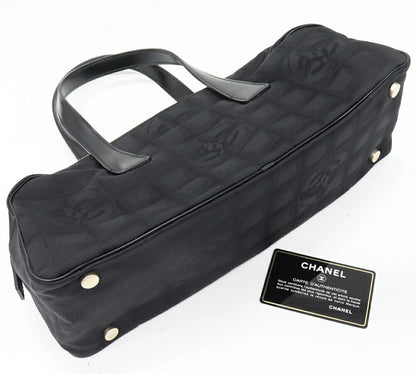 Chanel New Travel Line Nylon Calfskin Handbag