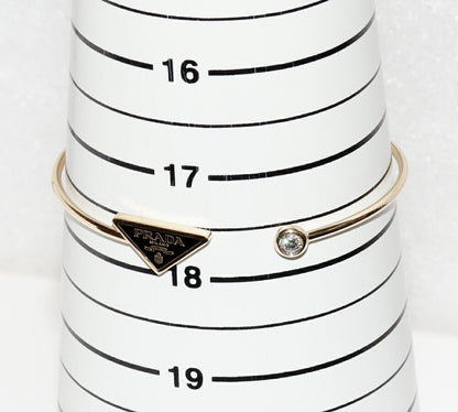 Prada Eternal Gold Au750 Diamond Bracelet Size 17