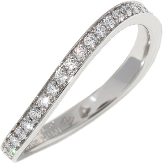 Chanel Ruban de Chanel Pt950 Diamond Ring Size 11.5