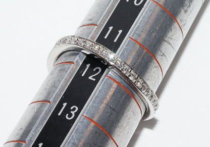 Chanel Ruban de Chanel Pt950 Diamond Ring Size 11.5