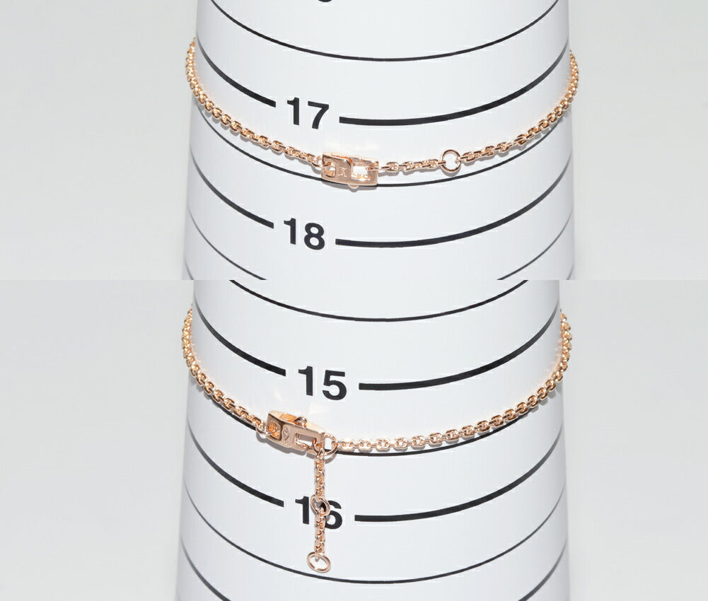 Louis Vuitton Monogram K18PG Diamond Bracelet