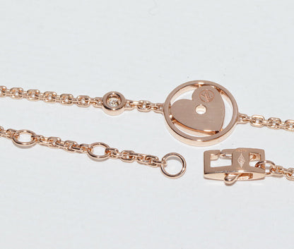 Louis Vuitton Monogram K18PG Diamond Bracelet