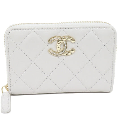 Chanel Matelassé Lambskin Card Coin Purse