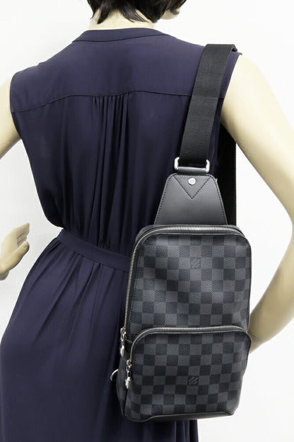 Louis Vuitton Avenue Sling Bag Damier Graphite Sling Bag