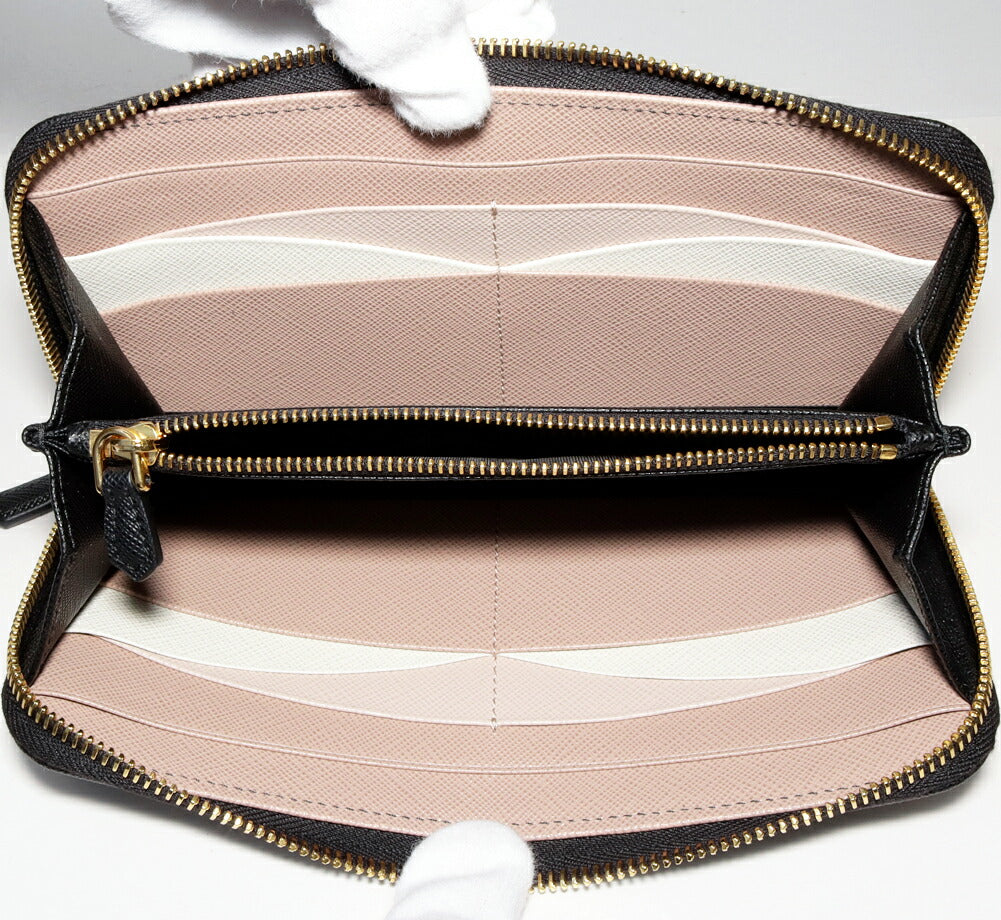 Prada 1ML506_ZLP_F0G28 Saffiano Long Wallet