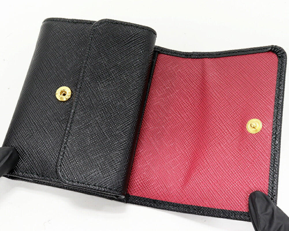 Prada 1MH043 Saffiano Compact Wallet