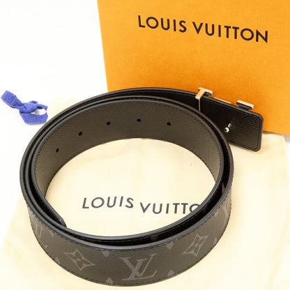 Louis Vuitton LV Initiales Monogram Eclipse Taiga Belt