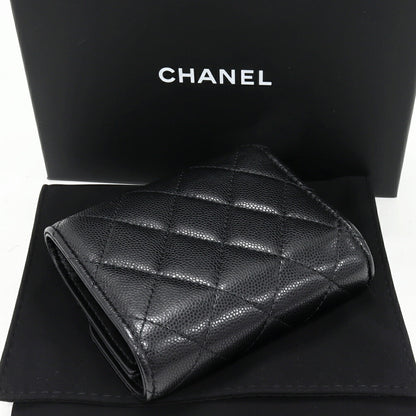 Chanel Classic Small Wallet Caviar Skin Wallet