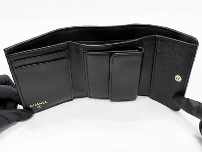 Chanel Classic Small Wallet Caviar Skin Wallet