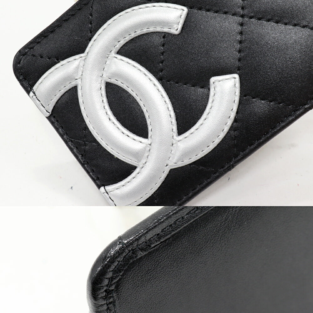 Chanel Cambon Line Calf Card Case