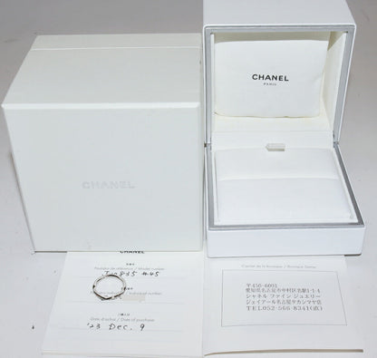 Chanel Camelia Pt950 Diamond Ring
