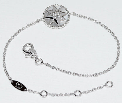 Christian Dior Rose Des Vents K18WG Bracelet