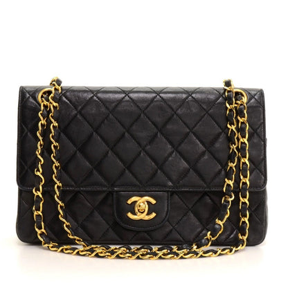 Chanel Double Flap Quilted Leather Bag