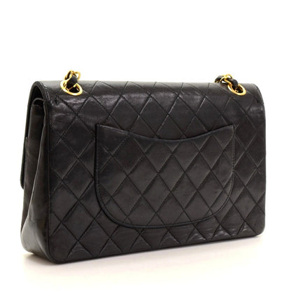 Chanel Double Flap Quilted Leather Bag