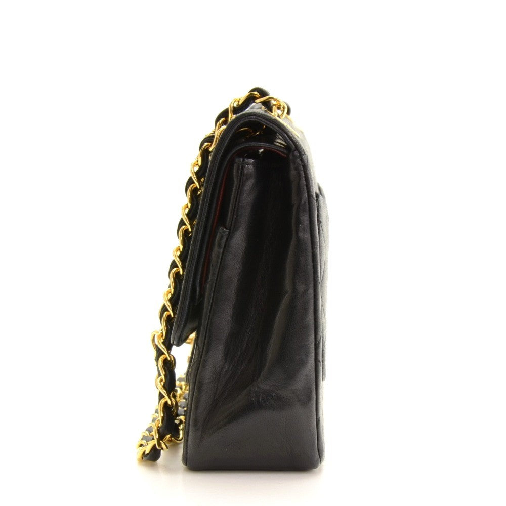 Chanel Double Flap Quilted Leather Bag