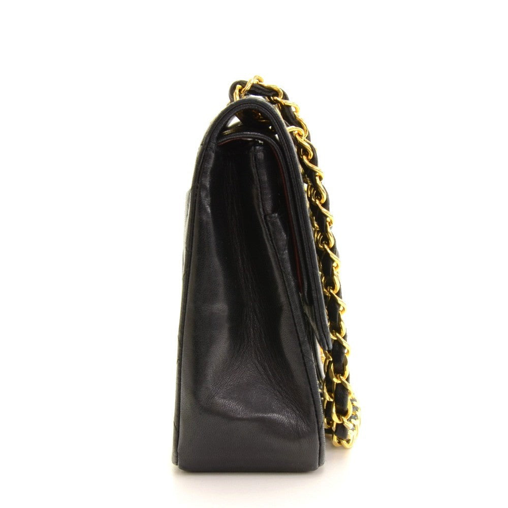 Chanel Double Flap Quilted Leather Bag