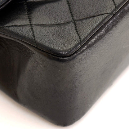 Chanel Double Flap Quilted Leather Bag