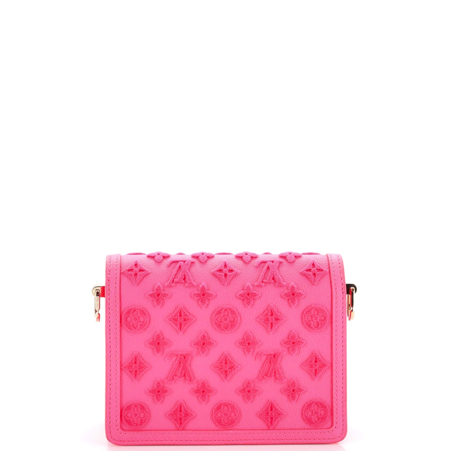 Louis Vuitton Dauphine Shoulder Bag Monogram Tuffetage Leather Mini