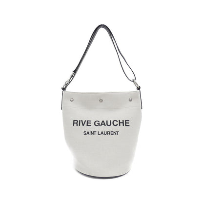 Saint Laurent 669299 FAAAZ Canvas Leather Shoulder Bag