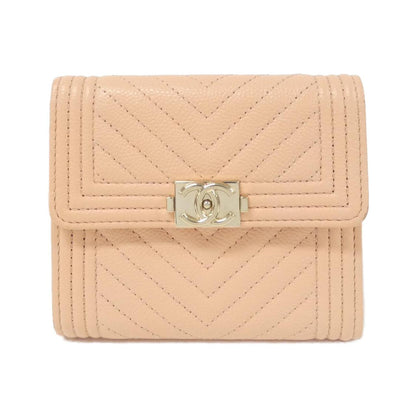 Chanel Boy Chanel Caviar Skin Wallet