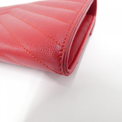 Saint Laurent 372264 BOW01 Calf Long Wallet